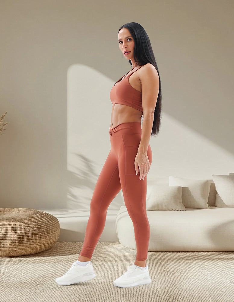 Brown Rustique Co-ord Set