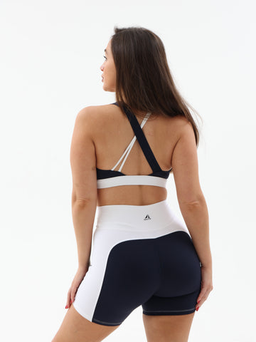 Navy Blue Ryse Shorts For Women