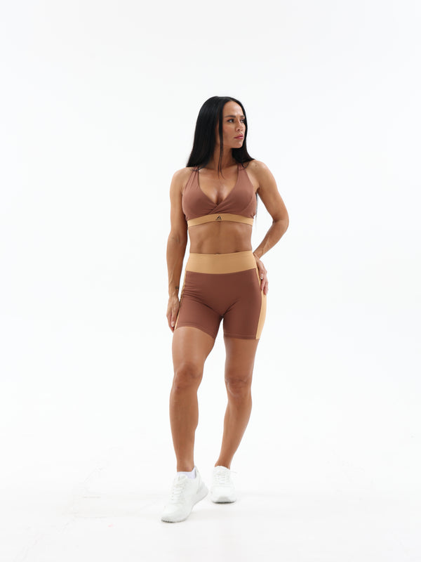 Brown Ryse Top For Women