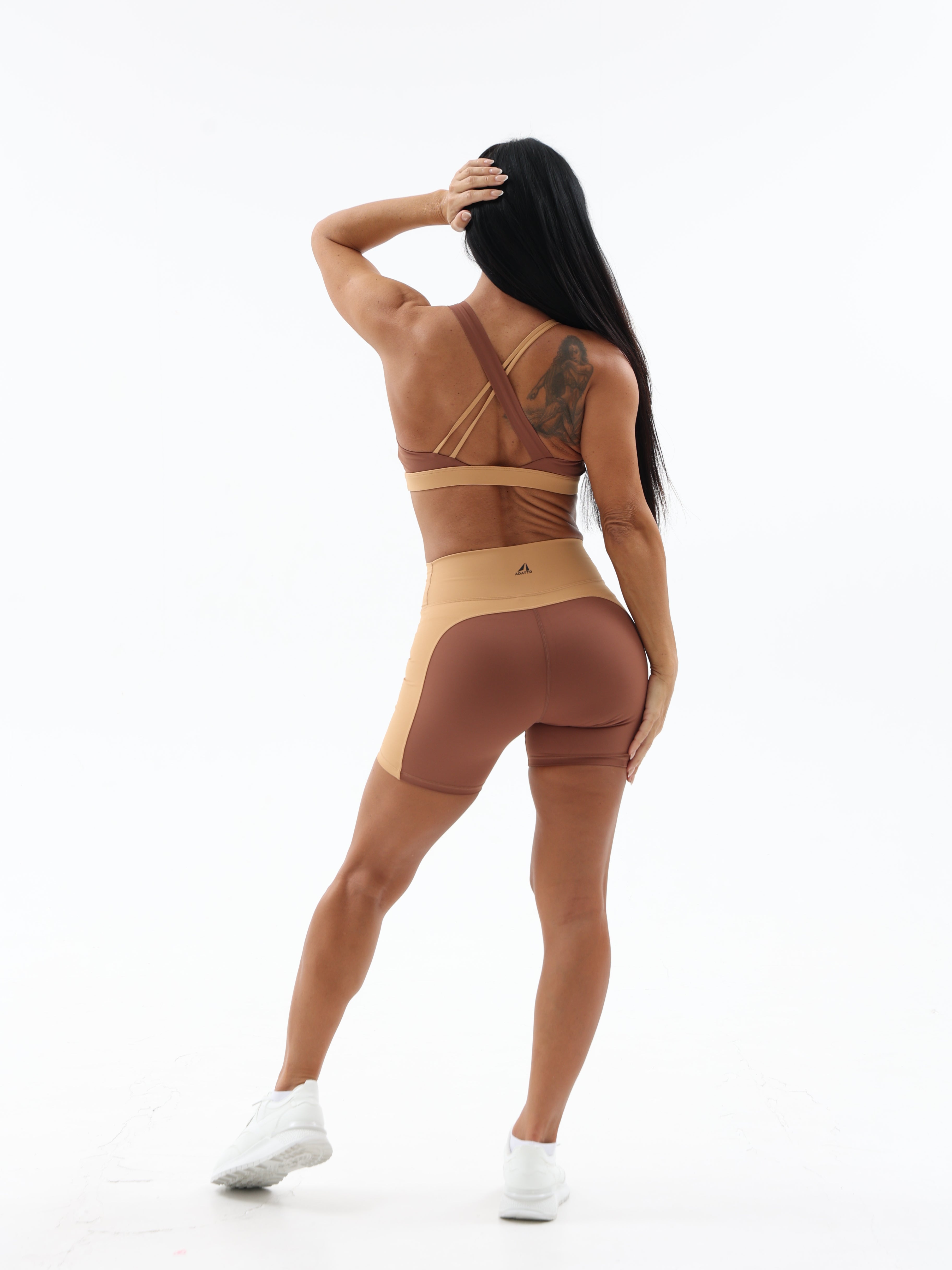 Brown Ryse Sports Bra For Women