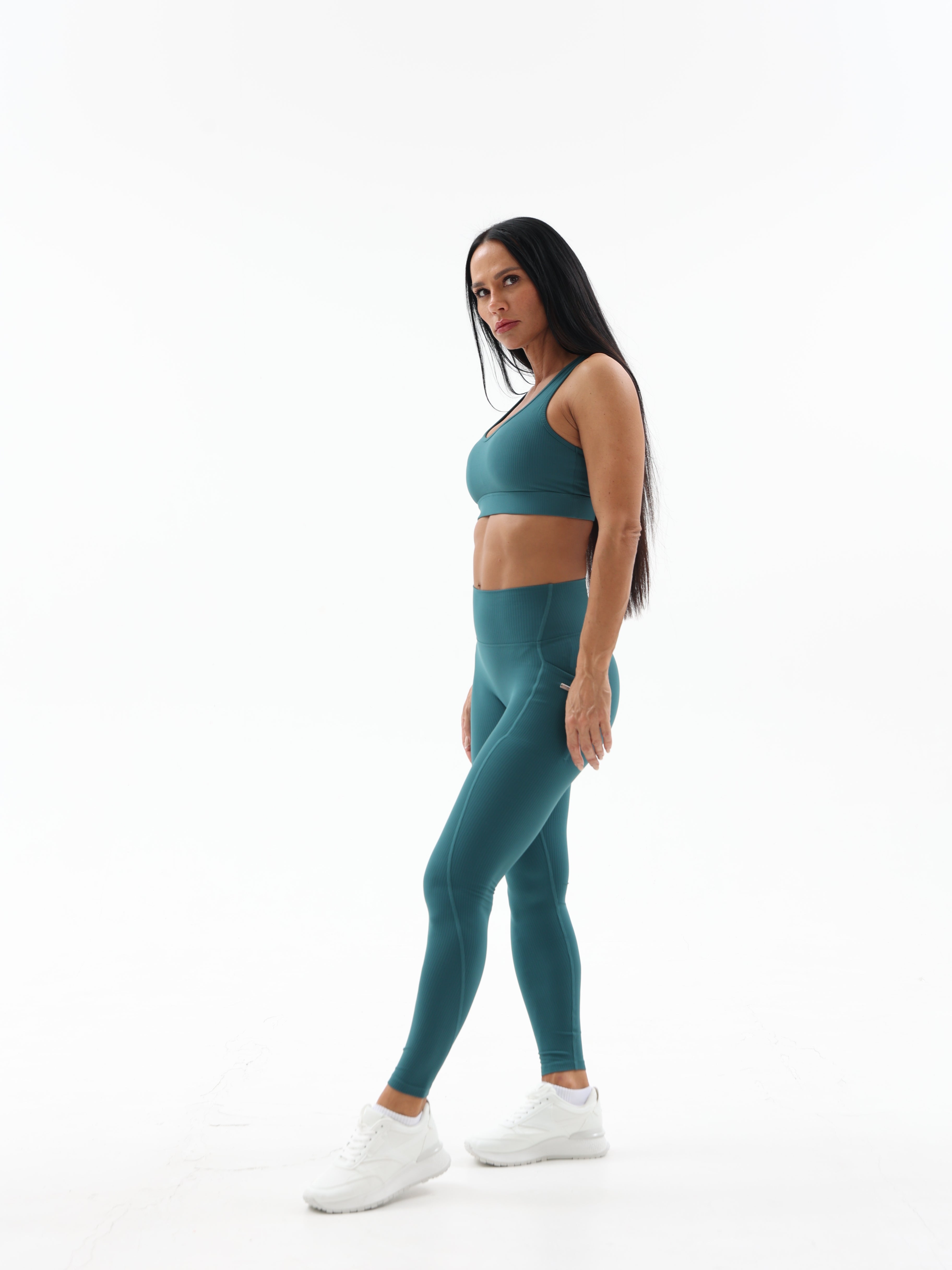 Green Verde Leggings For Women
