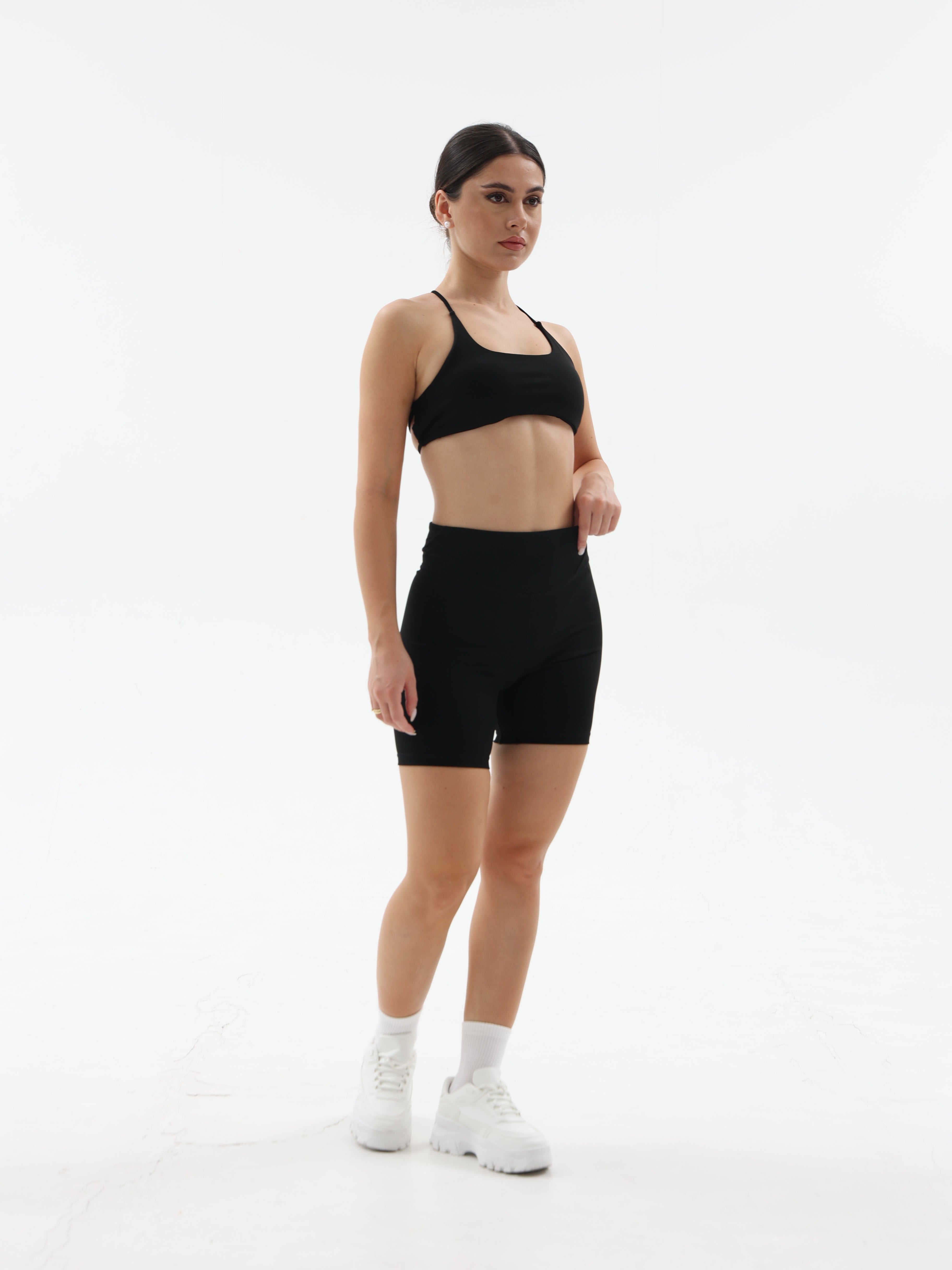 Black RoseRush Shorts