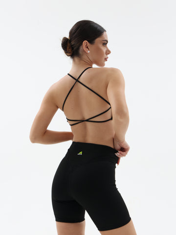 Black RoseRush Shorts