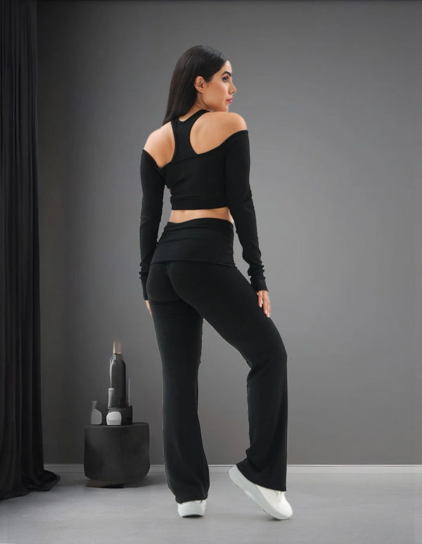Black Comfy Co-ord Set For Women