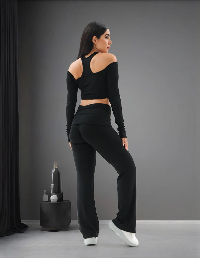 Black Comfy Co-ord Set For Women