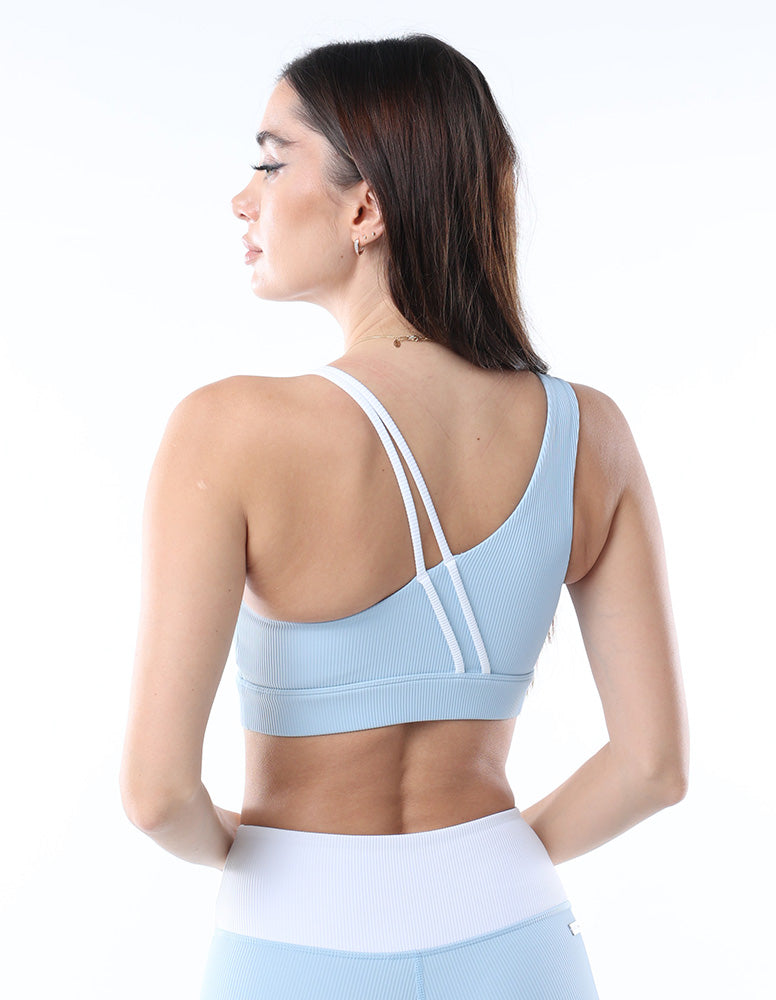 Ice Blue FlexFusion Sports Bra
