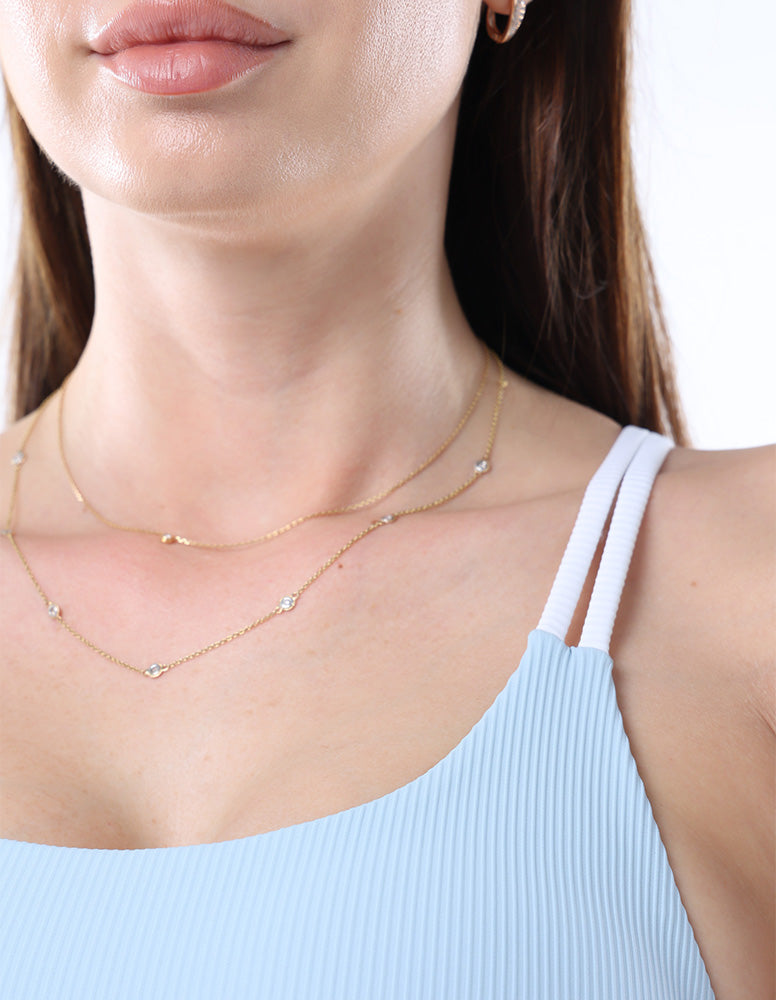 Ice Blue FlexFusion Sports Bra